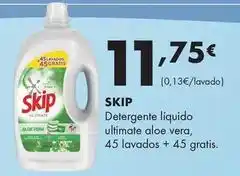 Supermercados Lupa Skip - detergente liquido ultimate aloe vera oferta