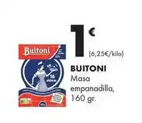 Supermercados Lupa Buitoni - masa empanadilla oferta