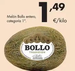 Supermercados Lupa Melon bollo entero, categoría 1° oferta