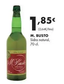 Supermercados Lupa M.busto - sidra natural oferta