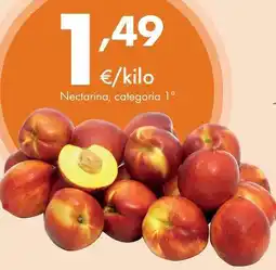 Supermercados Lupa Nectarina, categoría 1° oferta
