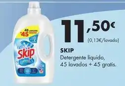 Supermercados Lupa Skip - detergente líquido oferta