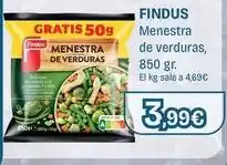 Supermercados Lupa Findus - menestra de verduras oferta