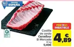 Carrefour Carrefour el mercado - costilla de cerdo oferta