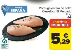 Carrefour Carrefour el mercado - pechuga entera de pollo oferta