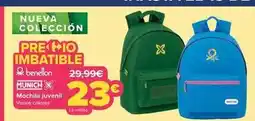 Carrefour Benetton - mochila juvenil oferta