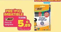 Carrefour Bic - pack 20 bolígrafos oferta