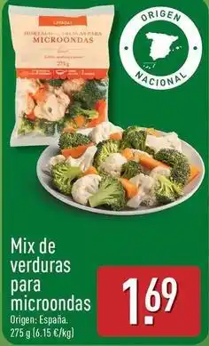 ALDI Mix de verduras para microondas oferta