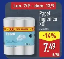 ALDI Esselt - papel higienico xxl oferta