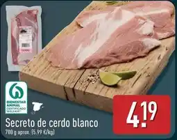 ALDI Secreto de cerdo blanco oferta