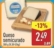 ALDI Pleno sabor - queso semicurado oferta