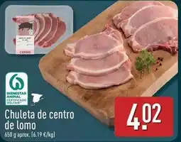 ALDI Chuleta de centro de lomo oferta