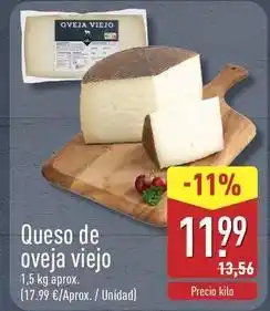 ALDI Queso de oveja viejo oferta