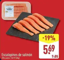 ALDI Escalopines de salmon oferta