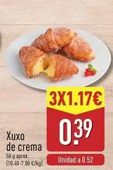 ALDI Xuxo de crema oferta