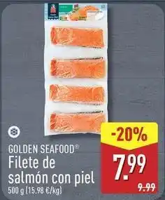 ALDI Golden seafood - filete de salmon con piel oferta