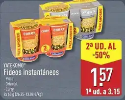 ALDI Yatekomo - fideos instantaneos oferta