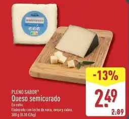 ALDI Pleno sabor - queso semicurado oferta