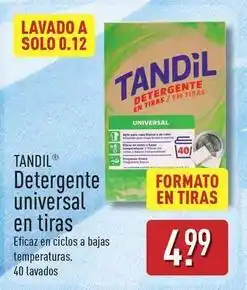 ALDI Tandil - detergente universal en tiras oferta