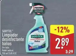 ALDI Sanytol - limpiador desinfectante banos oferta