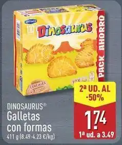 ALDI Dinosaurios - galletas con formas oferta