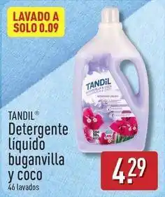 ALDI Tandil - detergente liquido buganvilla y coco oferta
