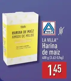 ALDI La villa - harina de maiz oferta