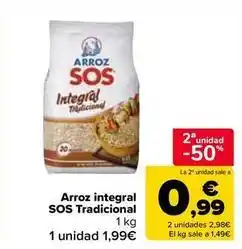 Carrefour Market Sos - arroz integral oferta