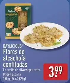 ALDI Daylicious - flores de alcachofa confitadas oferta
