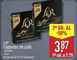 ALDI L'or - capsulas de cafe oferta