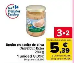 Carrefour Market Carrefour - bonito en aceite de oliva extra oferta
