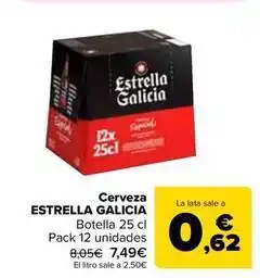 Carrefour Market Estrella galicia - cerveza oferta