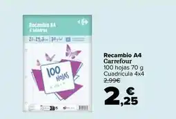 Carrefour Market Carrefour bio - recambio a4 oferta