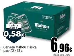 UDACO Mahou cerveza clásica oferta