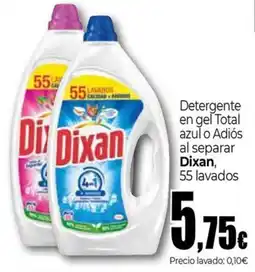 UDACO Dixan detergente en gel oferta