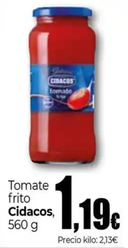 UDACO Cidacos tomate frito oferta