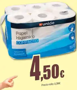 UDACO unide papel higiénico compacto oferta