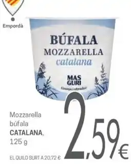 Valvi Supermercats Mas Guri mozzarella búfala catalana oferta
