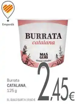 Valvi Supermercats Burrata catalana oferta