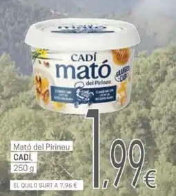 Valvi Supermercats Cadí mató del Pirineu oferta