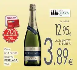 Valvi Supermercats Perelada cava brut nature reserva oferta