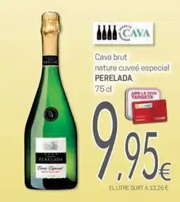 Valvi Supermercats Perelada Cava brut nature cuvée especial oferta