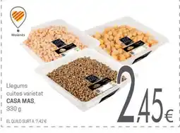 Valvi Supermercats Casa Mas llegums cuites varietat oferta