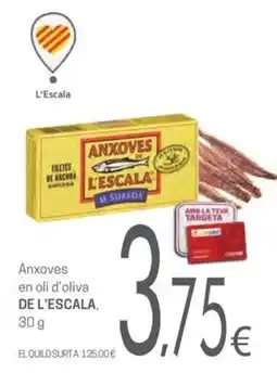 Valvi Supermercats Anxoves en oli d'oliva oferta