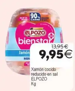 Plenus Supermercados Elpozo xamón cocido reducido en sal oferta