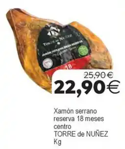 Plenus Supermercados Torre de Nuñez xamón serrano oferta