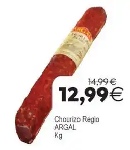 Plenus Supermercados Argal chourizo regio oferta