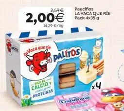 Plenus Supermercados La vaca que ríe palitos oferta