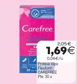 Plenus Supermercados Carefree slips Flexiform oferta