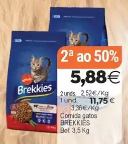 Plenus Supermercados Brekkies Comida gatos oferta